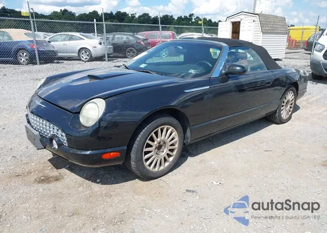 2005 Ford Thunderbird 50Th Anniversary из США, поврежденный, VIN 1FAHP60AX5Y106917